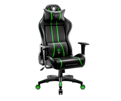 Fotel gamingowy DIABLO Chairs X-ONE 2.0 Normal Size czarno-zielony